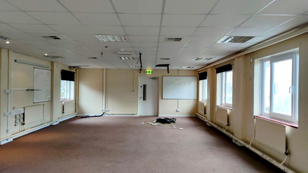 Abandoned Hospital Hampshire- Empty Training Room