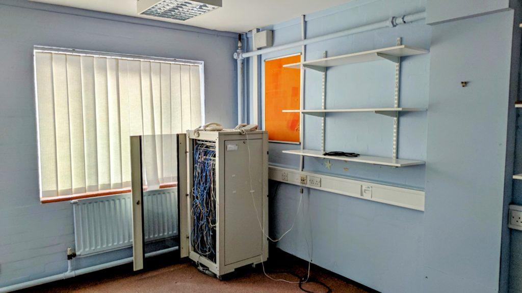 Abandoned Hospital Hampshire- Derelict IT Room with Server