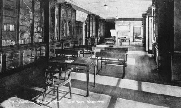 Westbury House as a School- Library